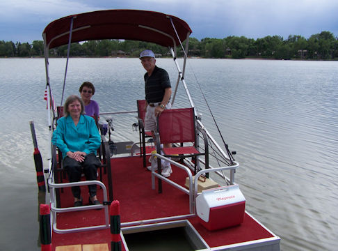 Red Little River Boat